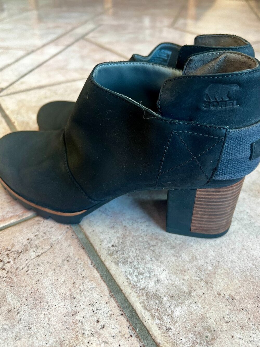 SOREL Addington Chelsea Waterproof Leather Ankle Boots Black 9.5